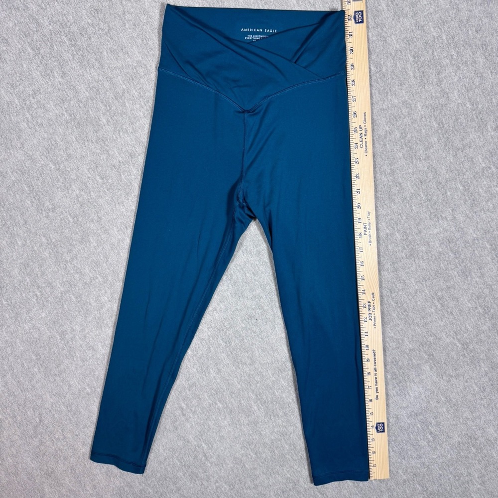 American Eagle AE Lightweight 7/8 Everything Legging Size S Crossover Teal - Picture 4 of 8